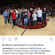 Miami Heat #NBAFitWeek Recognizes High 5 Basketball and Boca Hoops