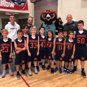 Florida Atlantic University men’s basketball team honored the Under 9 Boys 2018 Championship Team